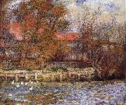 Pierre Renoir The Duck Pond oil painting reproduction